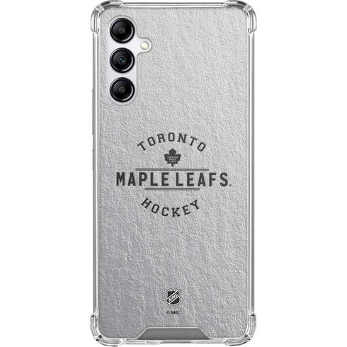 NHL Toronto Maple Leafs Black Text Galaxy A15 5G Clear Case