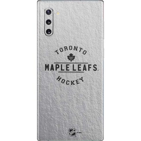 NHL Toronto Maple Leafs Black Text Galaxy Note 10 Skin