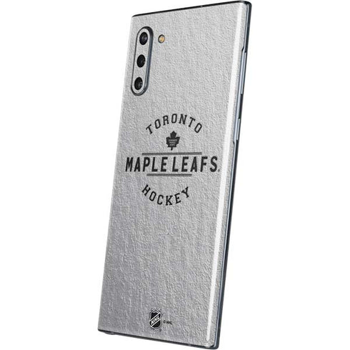 NHL Toronto Maple Leafs Black Text Galaxy Note 10 Skin