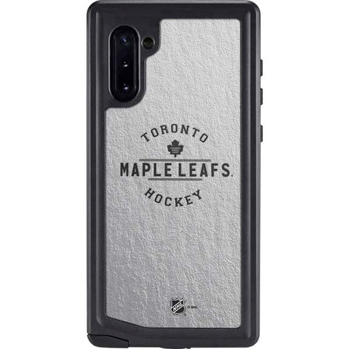 NHL Toronto Maple Leafs Black Text Galaxy Note 10 Waterproof Case