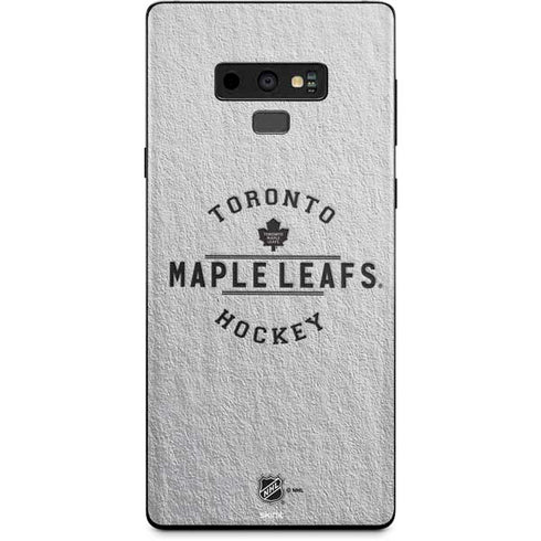 NHL Toronto Maple Leafs Black Text Galaxy Note 9 Skin