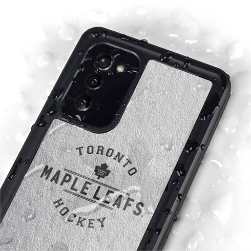 NHL Toronto Maple Leafs Black Text Galaxy Note20 5G Waterproof Case