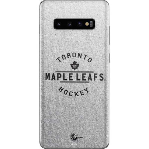 NHL Toronto Maple Leafs Black Text Galaxy S10 Plus Skin