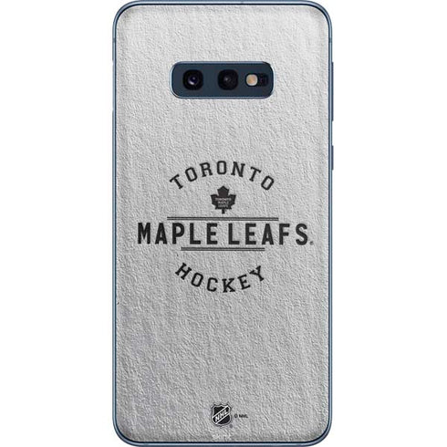 NHL Toronto Maple Leafs Black Text Galaxy S10e Skin