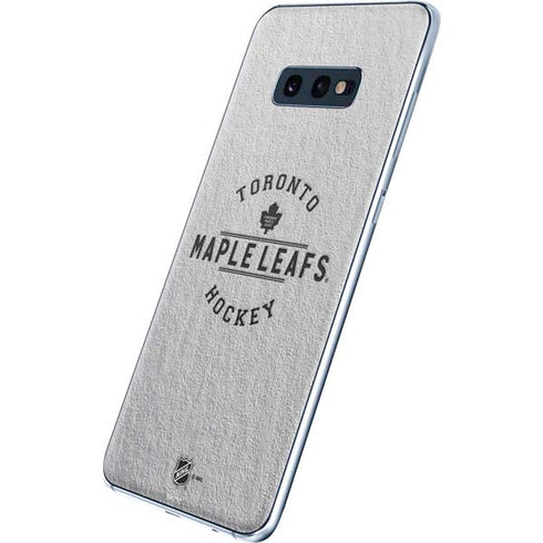 NHL Toronto Maple Leafs Black Text Galaxy S10e Skin
