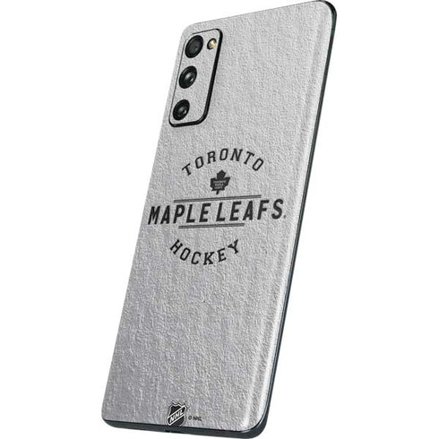 NHL Toronto Maple Leafs Black Text Galaxy S20 Fan Edition Skin