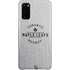 NHL Toronto Maple Leafs Black Text Galaxy S20 Lite Case