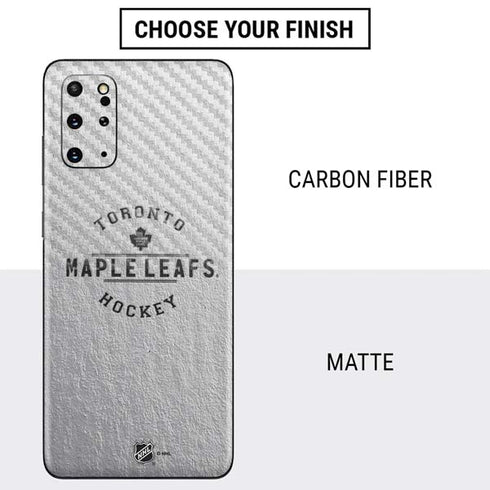 NHL Toronto Maple Leafs Black Text Galaxy S20 Plus Skin