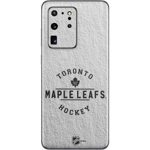 NHL Toronto Maple Leafs Black Text Galaxy S20 Ultra 5G Skin