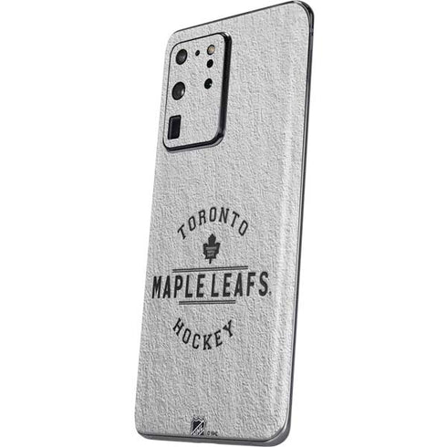 NHL Toronto Maple Leafs Black Text Galaxy S20 Ultra 5G Skin