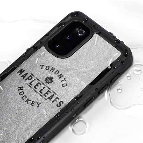 NHL Toronto Maple Leafs Black Text Galaxy S20 Waterproof Case