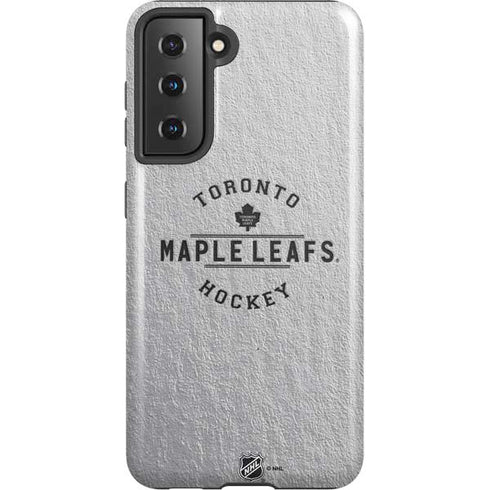 NHL Toronto Maple Leafs Black Text Galaxy S21 5G Pro Case