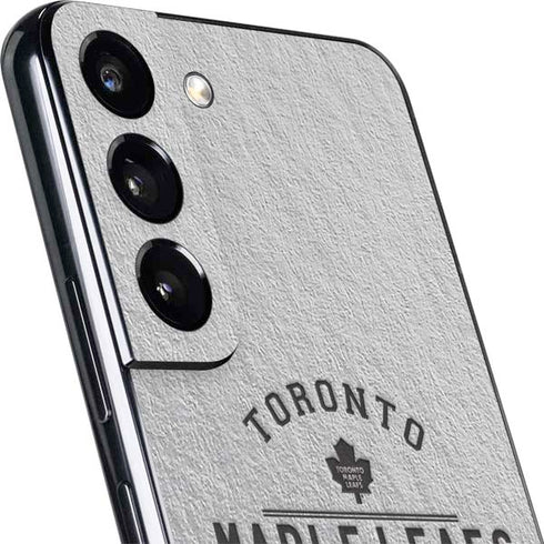 NHL Toronto Maple Leafs Black Text Galaxy S22 Plus Skin