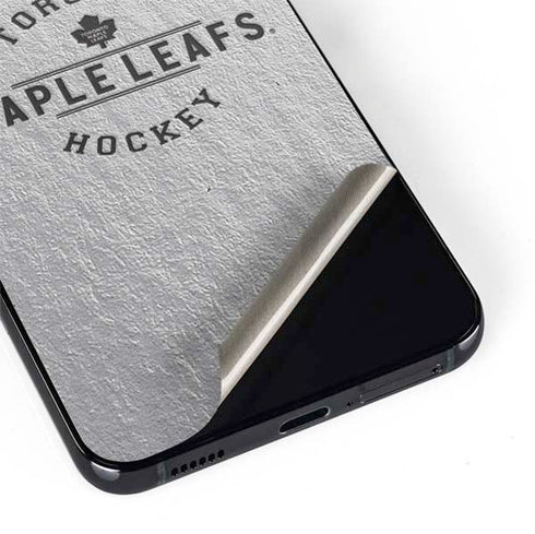 NHL Toronto Maple Leafs Black Text Galaxy S22 Skin