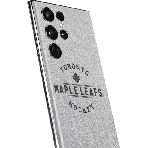 NHL Toronto Maple Leafs Black Text Galaxy S22 Ultra Skin
