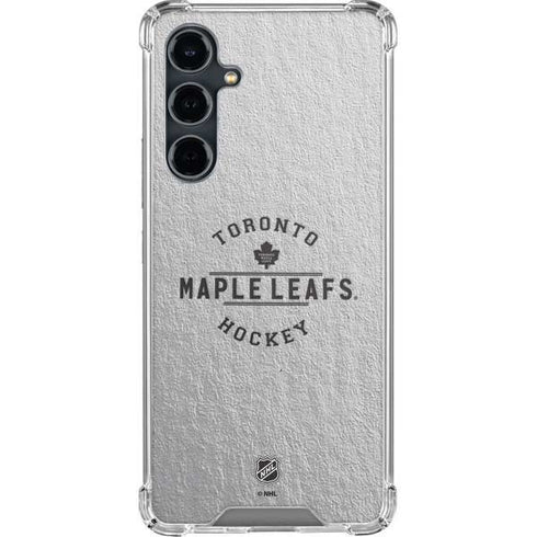 NHL Toronto Maple Leafs Black Text Galaxy S23 FE Clear Case