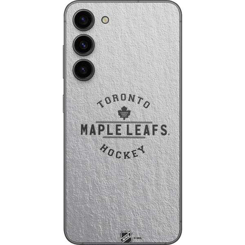 NHL Toronto Maple Leafs Black Text Galaxy S23 Plus Skin