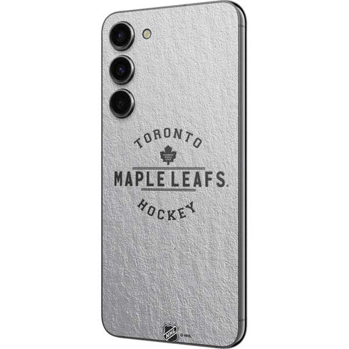 NHL Toronto Maple Leafs Black Text Galaxy S23 Plus Skin