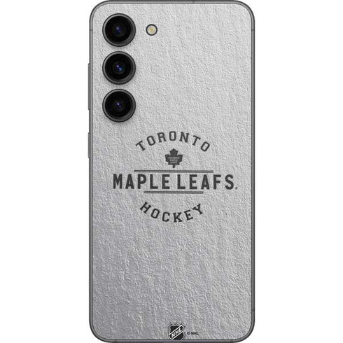 NHL Toronto Maple Leafs Black Text Galaxy S23 Skin