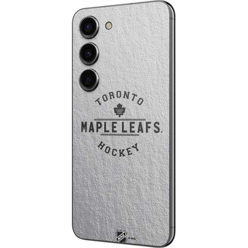 NHL Toronto Maple Leafs Black Text Galaxy S23 Skin