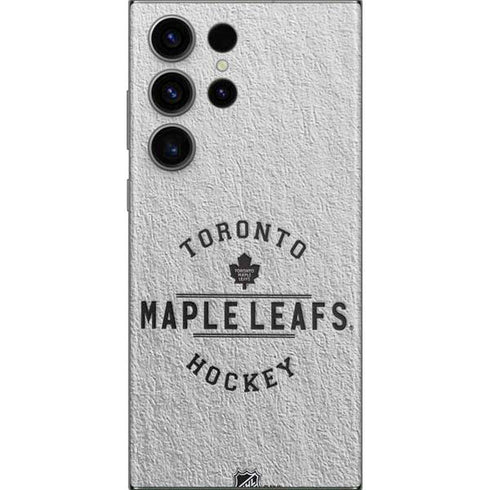 NHL Toronto Maple Leafs Black Text Galaxy S23 Ultra Skin