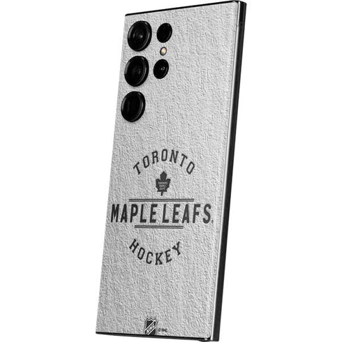 NHL Toronto Maple Leafs Black Text Galaxy S23 Ultra Skin