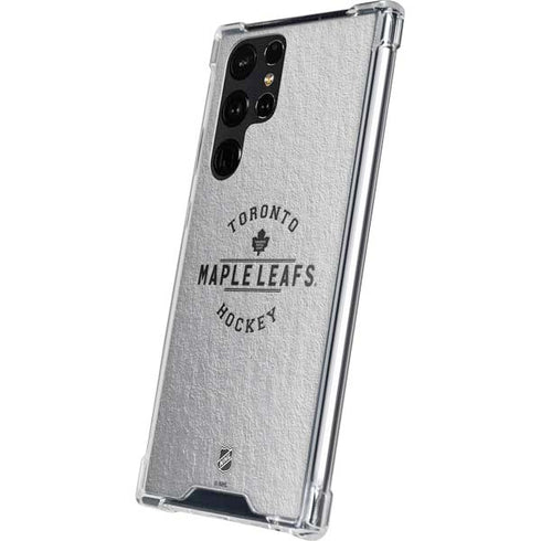 NHL Toronto Maple Leafs Black Text Galaxy S24 Ultra Clear Case