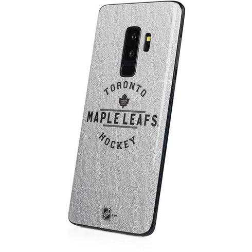 NHL Toronto Maple Leafs Black Text Galaxy S9 Plus Skin