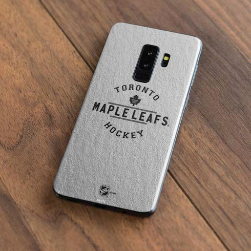 NHL Toronto Maple Leafs Black Text Galaxy S9 Plus Skin