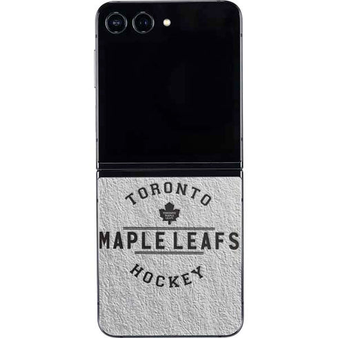 NHL Toronto Maple Leafs Black Text Galaxy Z Flip5 5G Skin