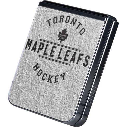 NHL Toronto Maple Leafs Black Text Galaxy Z Flip5 5G Skin