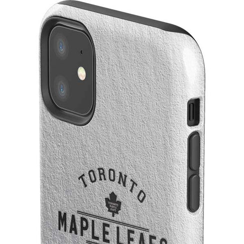 NHL Toronto Maple Leafs Black Text iPhone 11 Impact Case