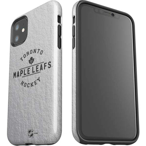 NHL Toronto Maple Leafs Black Text iPhone 11 Impact Case