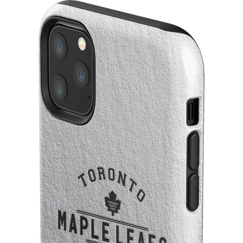 NHL Toronto Maple Leafs Black Text iPhone 11 Pro Max Impact Case