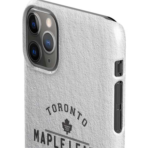 NHL Toronto Maple Leafs Black Text iPhone 11 Pro Max Lite Case