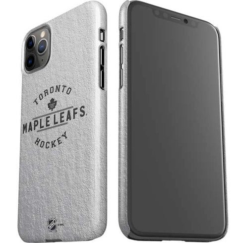 NHL Toronto Maple Leafs Black Text iPhone 11 Pro Max Lite Case