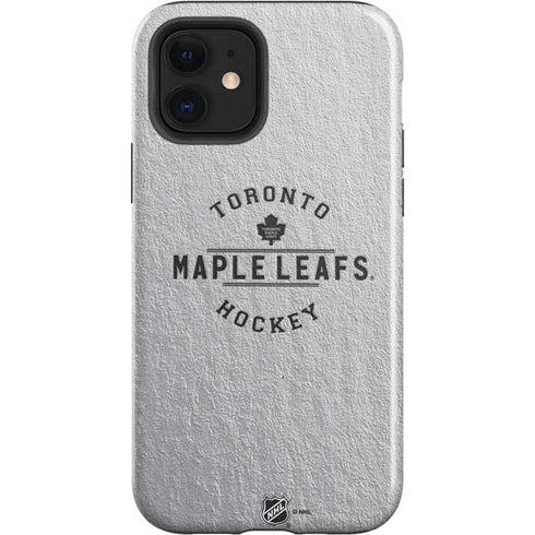 NHL Toronto Maple Leafs Black Text iPhone 12 Impact Case