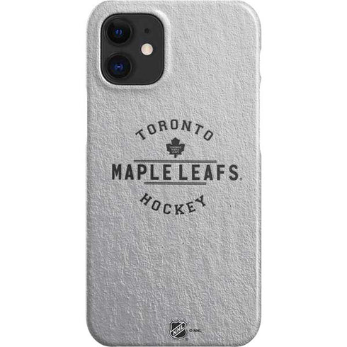 NHL Toronto Maple Leafs Black Text iPhone 12 Mini Lite Case