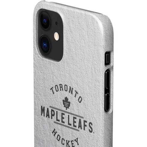 NHL Toronto Maple Leafs Black Text iPhone 12 Mini Lite Case