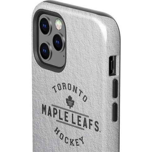 NHL Toronto Maple Leafs Black Text iPhone 12 Pro Max Impact Case