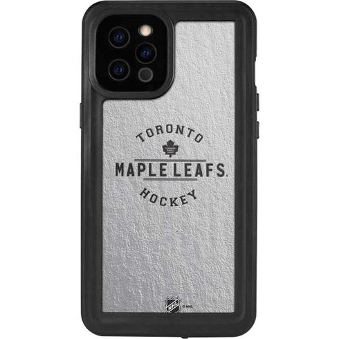 NHL Toronto Maple Leafs Black Text iPhone 12 Pro Max Waterproof Case