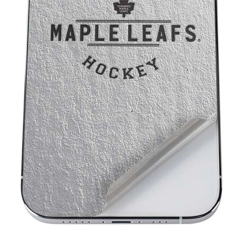 NHL Toronto Maple Leafs Black Text iPhone 12 Pro Skin