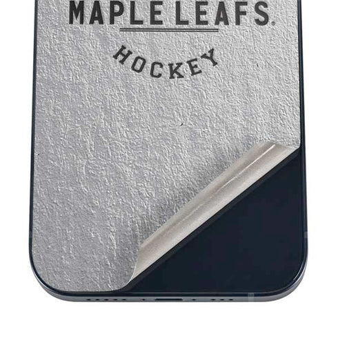 NHL Toronto Maple Leafs Black Text iPhone 12 Skin