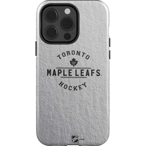 NHL Toronto Maple Leafs Black Text iPhone 13 Pro Impact Case