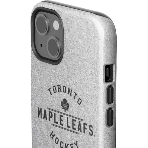 NHL Toronto Maple Leafs Black Text iPhone 15 Plus Impact Case