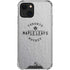 NHL Toronto Maple Leafs Black Text iPhone 14 Plus Clear Case