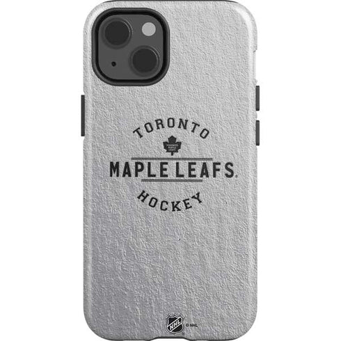NHL Toronto Maple Leafs Black Text iPhone 14 Impact Case