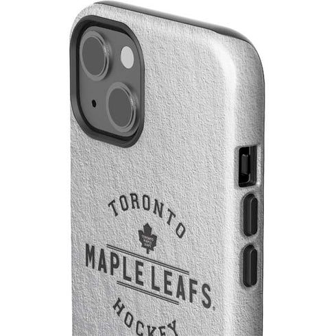 NHL Toronto Maple Leafs Black Text iPhone 14 Impact Case