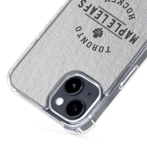 NHL Toronto Maple Leafs Black Text iPhone 15 Plus MagSafe Case