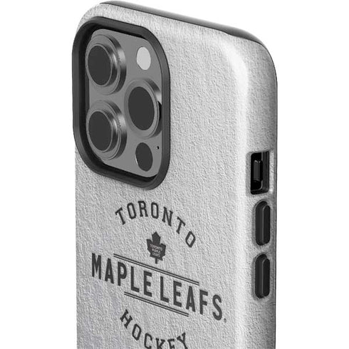 NHL Toronto Maple Leafs Black Text iPhone 15 Pro Impact Case
